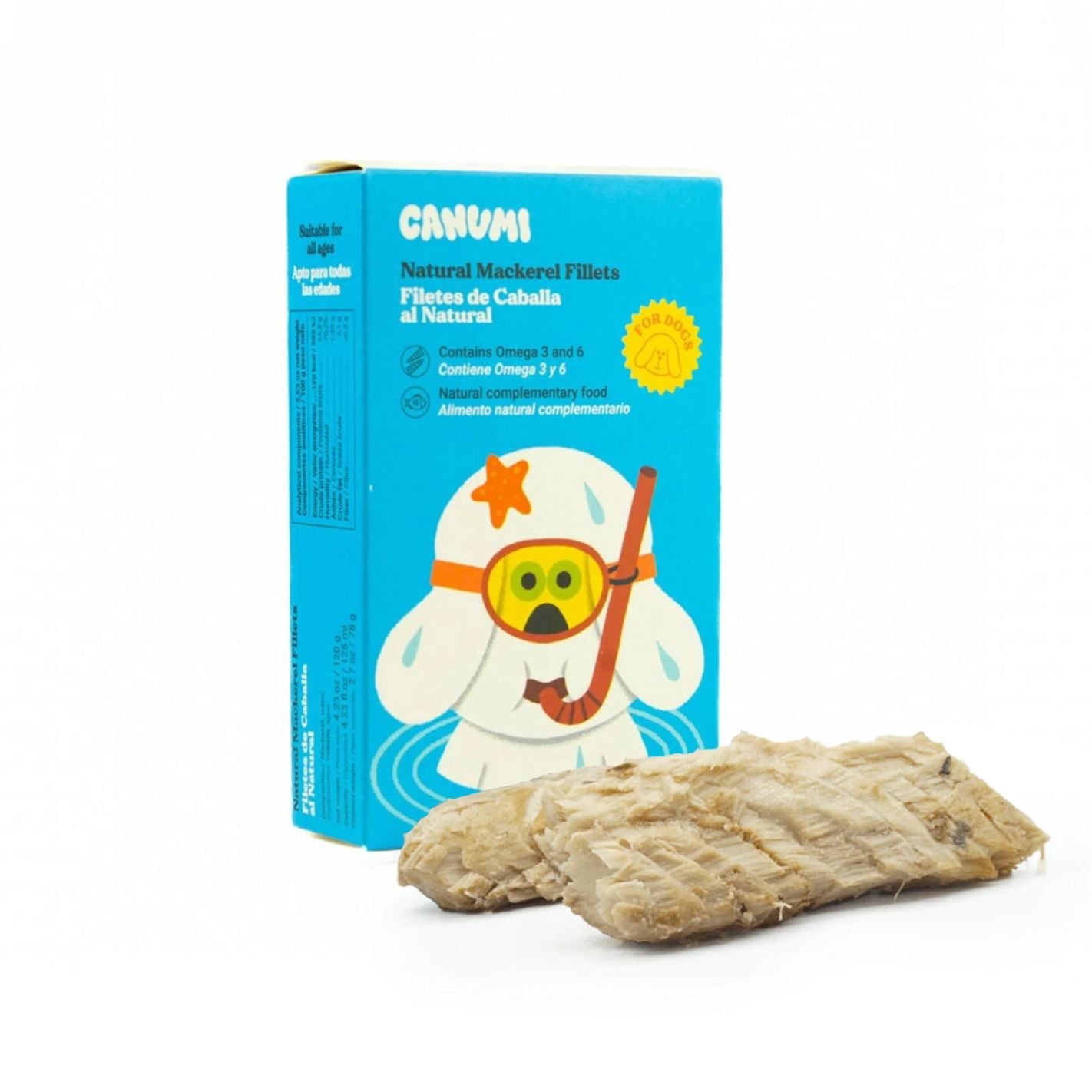 Filets de maquereau 100 % naturels Canumi - 120g