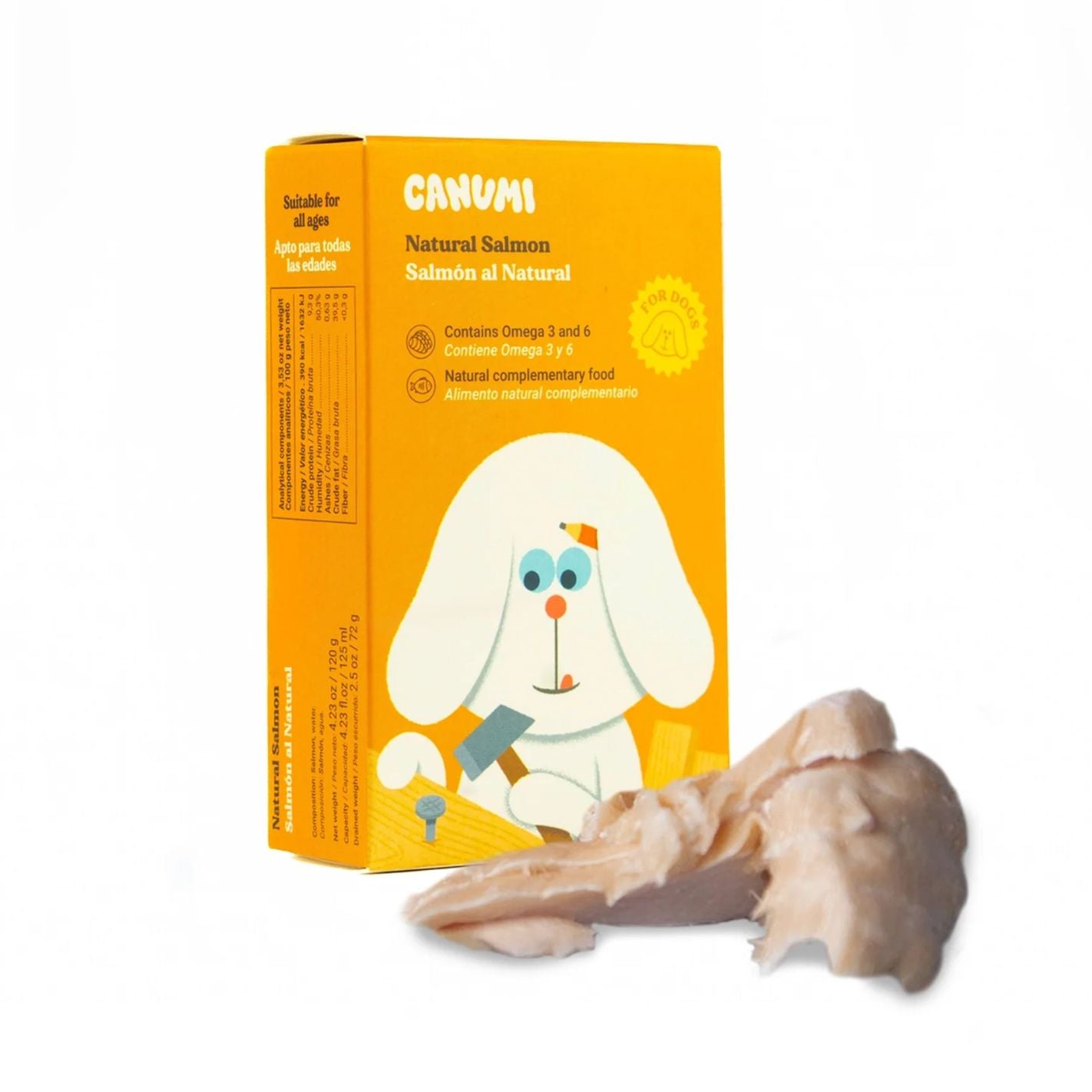 Saumon naturel Canumi – 120 g