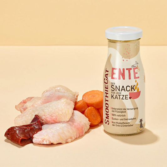 Smoothie pour chat au canard 100% naturel - 150ml