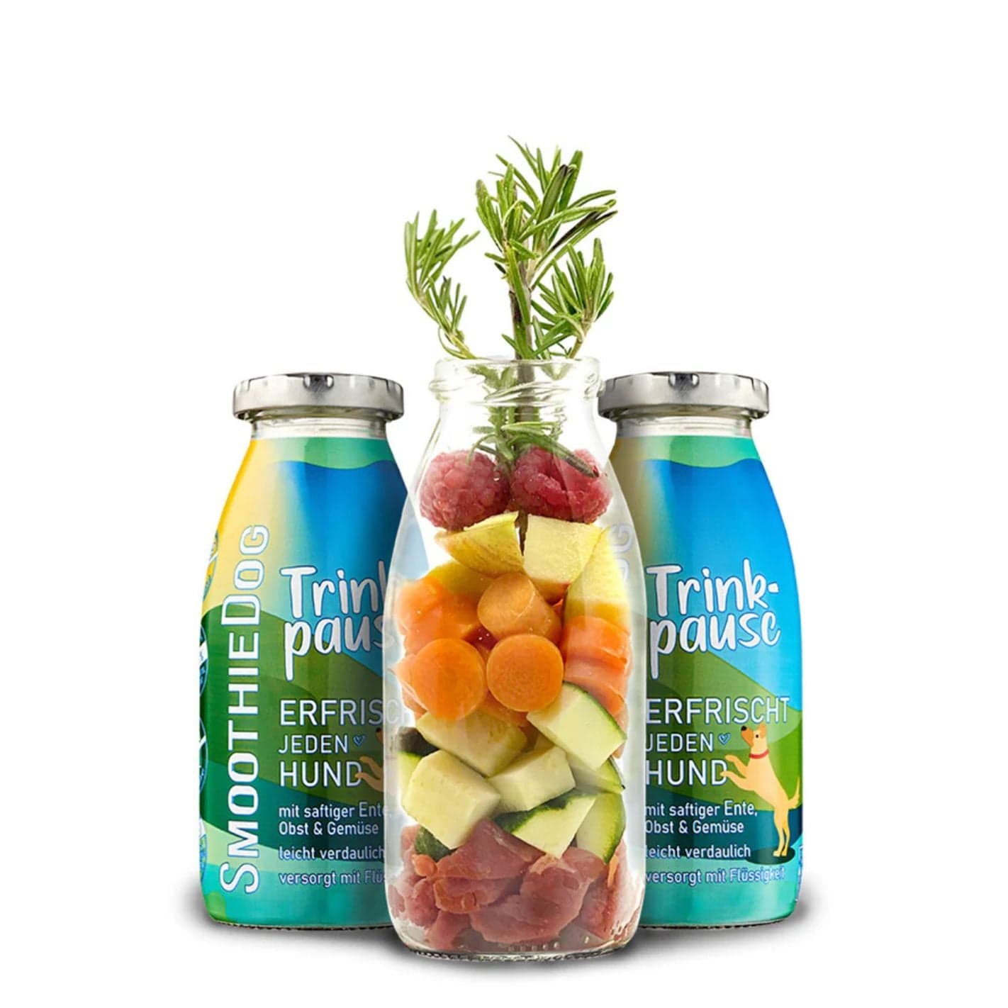 Smoothie pour chien au canard 100% naturel - 250ml