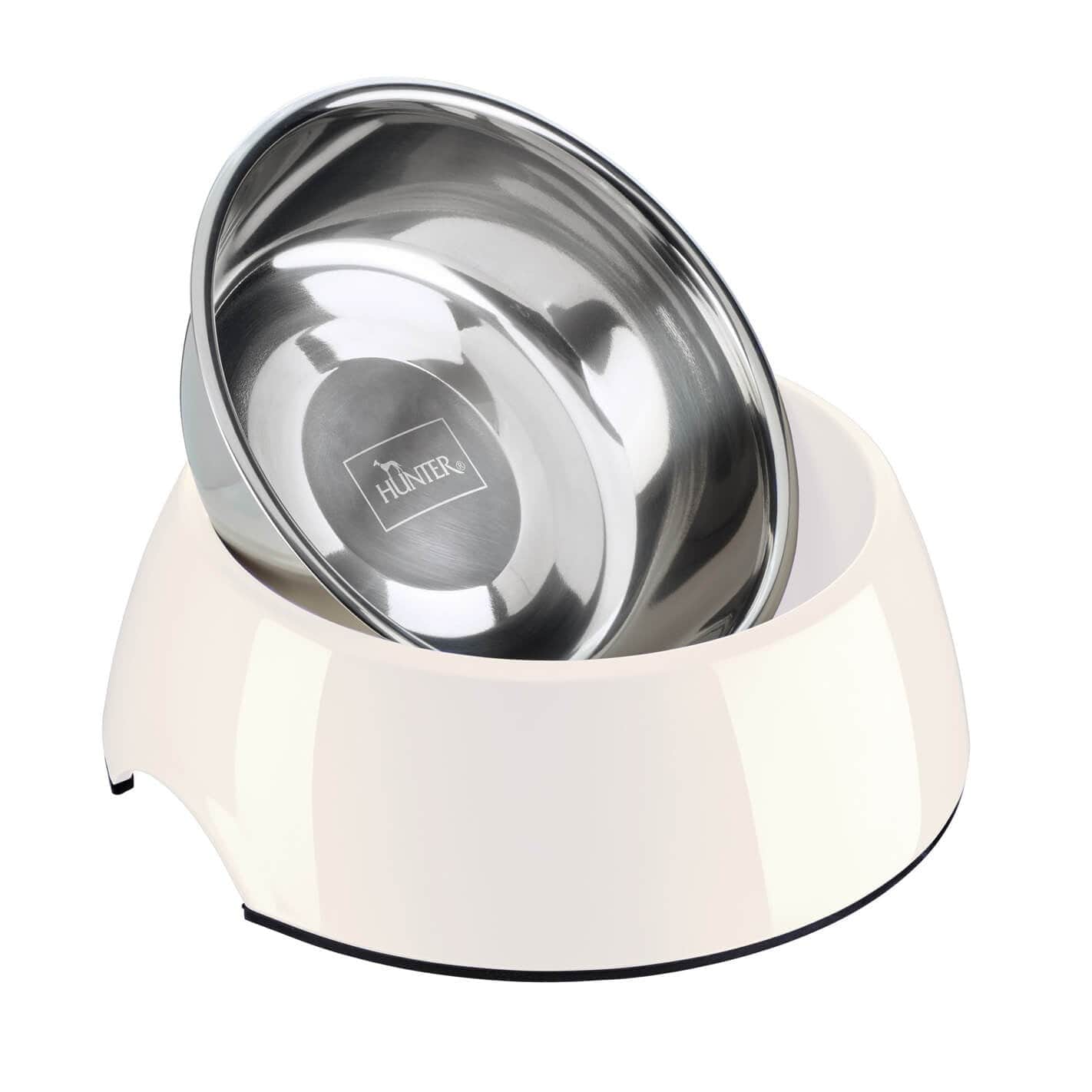 Gamelle pour chien en mélamine avec bol amovible