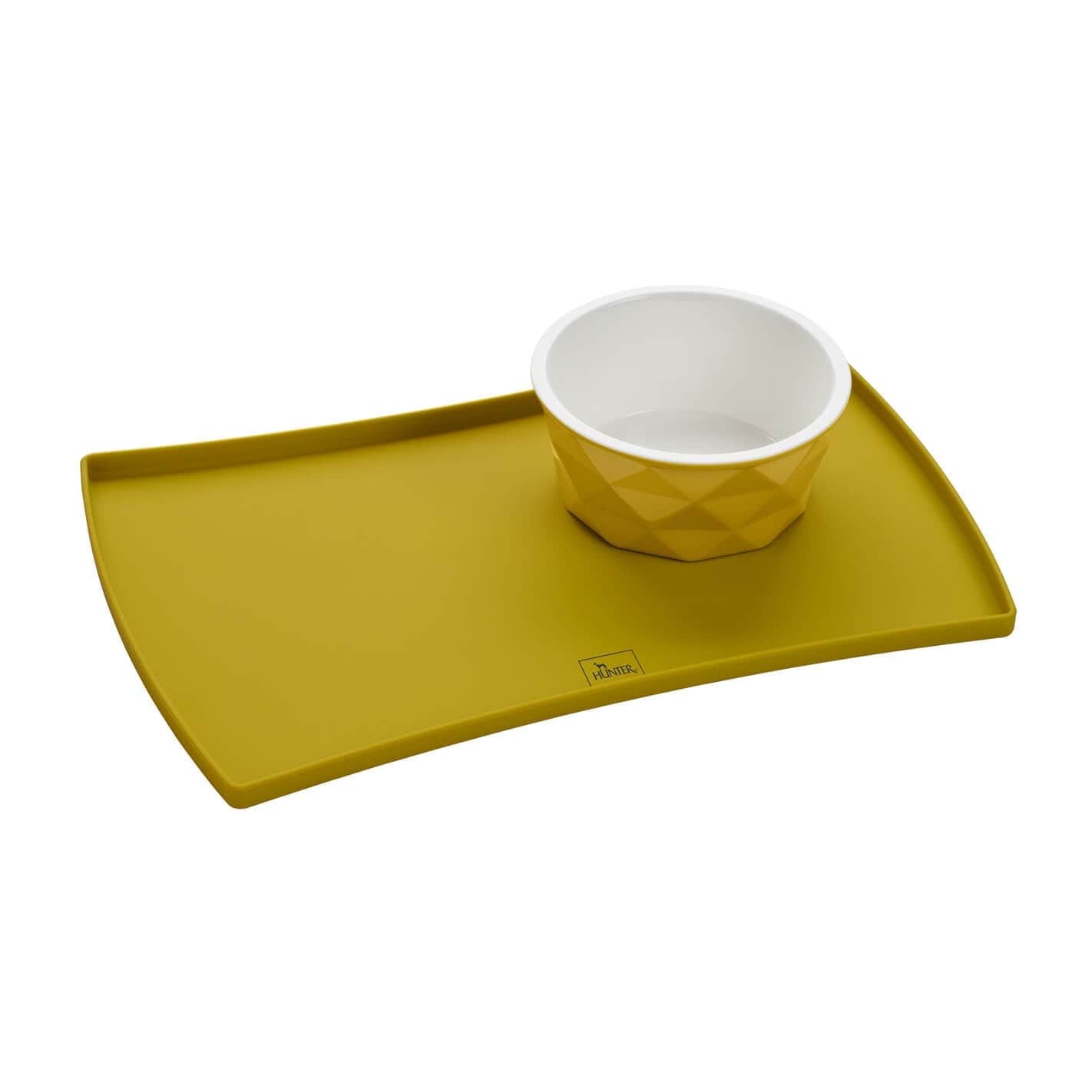 Tapis de gamelle antidérapant avec rebords