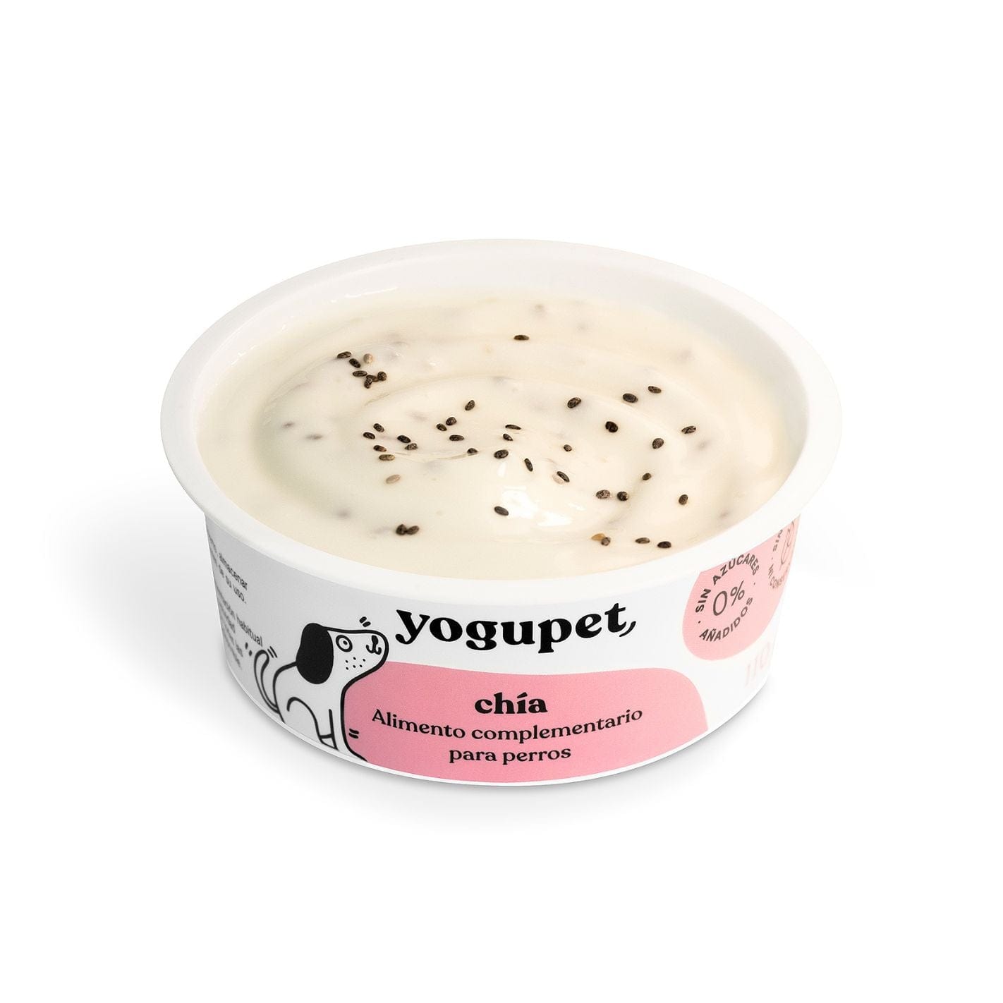 Yaourt pour chien et chat sans lactose au Chia