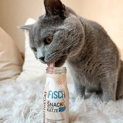 Smoothie pour chat au poisson 100% naturel - 150 ml