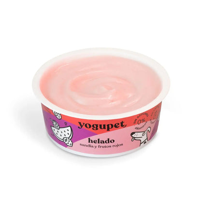 Yaourt glacé pour chien et chat sans lactose - pastèque, fruits rouges