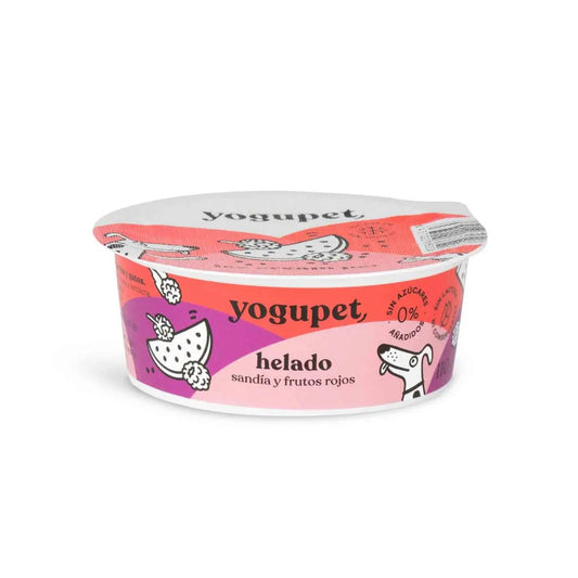 Yaourt glacé pour chien et chat sans lactose - pastèque, fruits rouges