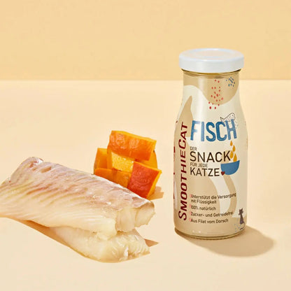 Smoothie pour chat au poisson 100% naturel - 150 ml