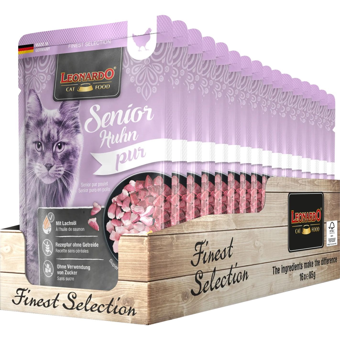 Leonardo finest selection senior - Pur poulet