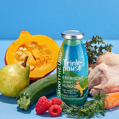 Smoothie pour chien au canard 100% naturel - 250ml