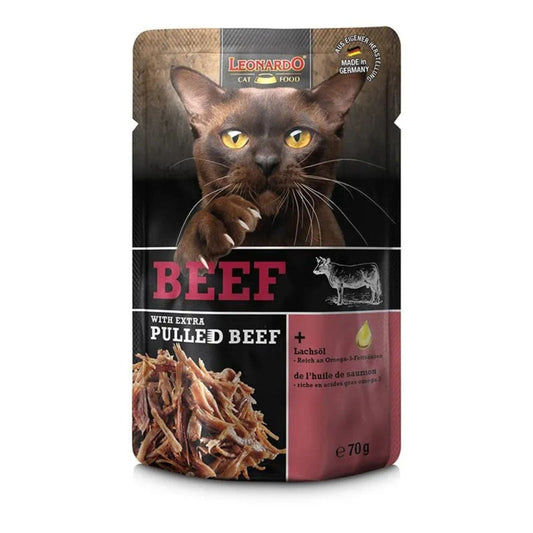 Effilochés au boeuf sans céréales - Leonardo - 70g